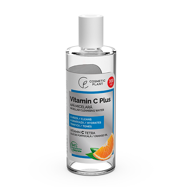 Apa micelara Vitamin C Plus Cosmetic Plant – 300 ml COSMETIC PLANT Cosmetice & Uleiuri Cosmetice